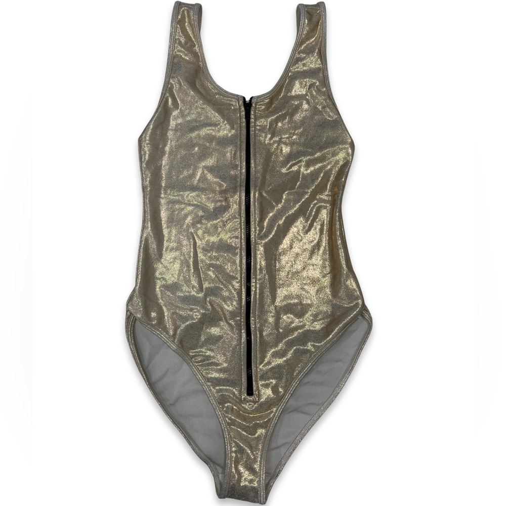 American apparel (1 peace) swim suite gold SMALL